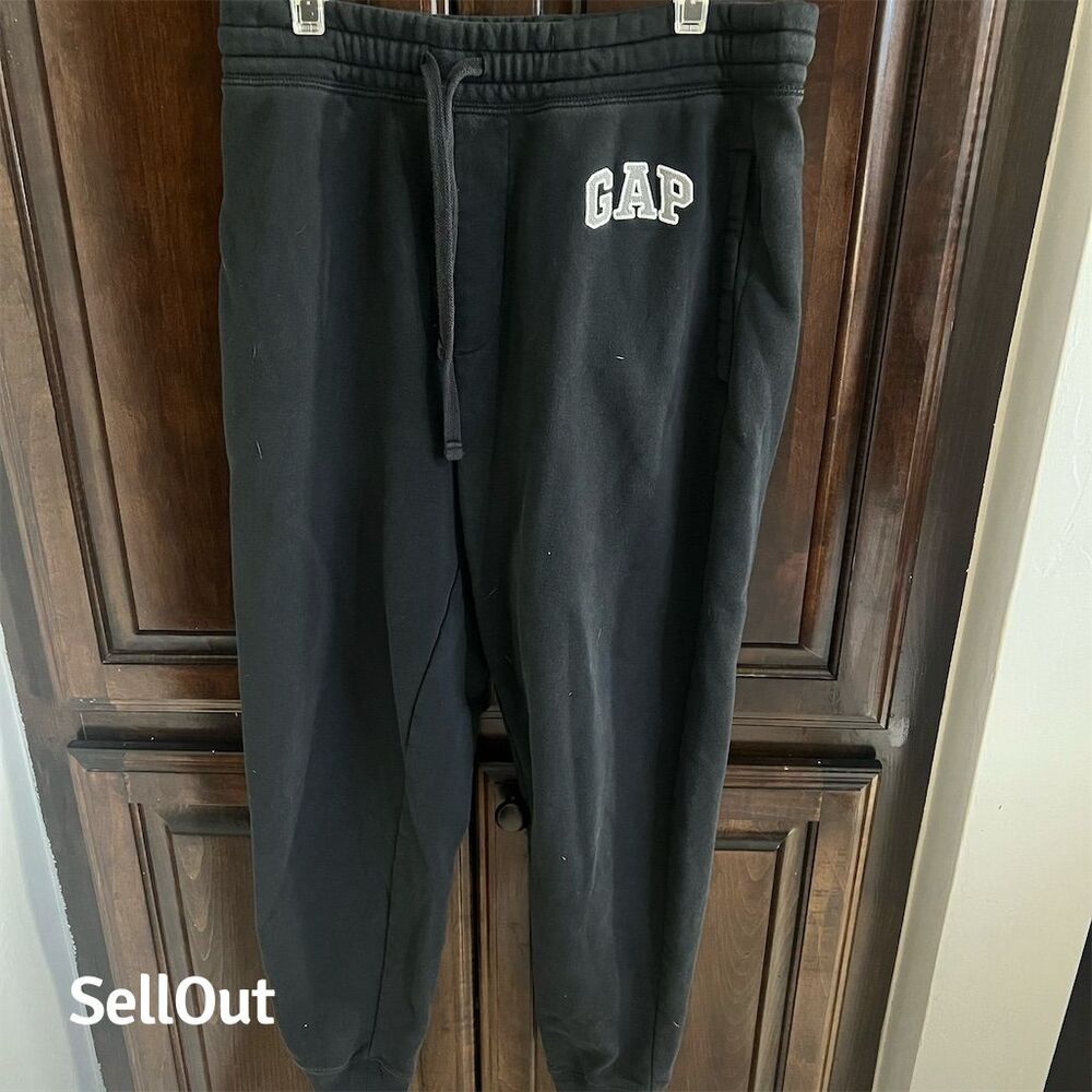 Gap Unisex Joggers Black Size M Casual Tapered Pants
